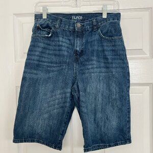 The Children's Place Dark Blue Denim Jean Shorts Boys Tween Teen Adjustable